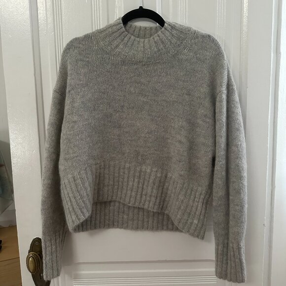 COS Gray Crew Neck Sweater - Picture 1 of 3